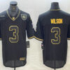 Men’s Pittsburgh Steelers #3 Russell Wilson Black Gold 2020 Salute To Service Stitched NFL Nike Limited Jersey