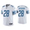 Men’s White Detroit Lions #28 Jermar Jefferson Vapor Untouchable Limited Stitched Jersey