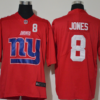 Men’s New York Giants #8 Daniel Jones Red 2020 Big Logo Number Vapor Untouchable Stitched NFL Nike Fashion Limited Jersey