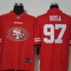 Men’s San Francisco 49ers #97 Nick Bosa Red 2020 Big Logo Vapor Untouchable Stitched NFL Nike Fashion Limited Jersey