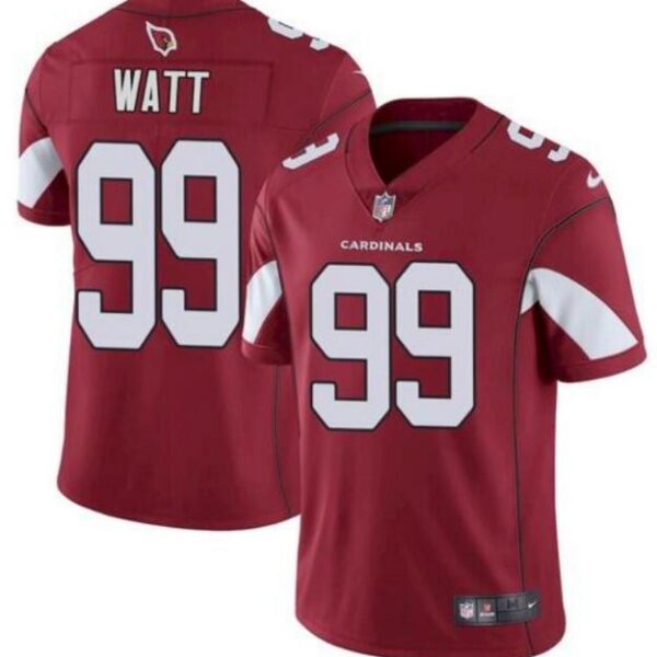 Men’s Arizona Cardinals #99 J. J. Watt Red 2021 Vapor Untouchable Stitched NFL Nike Limited Jersey