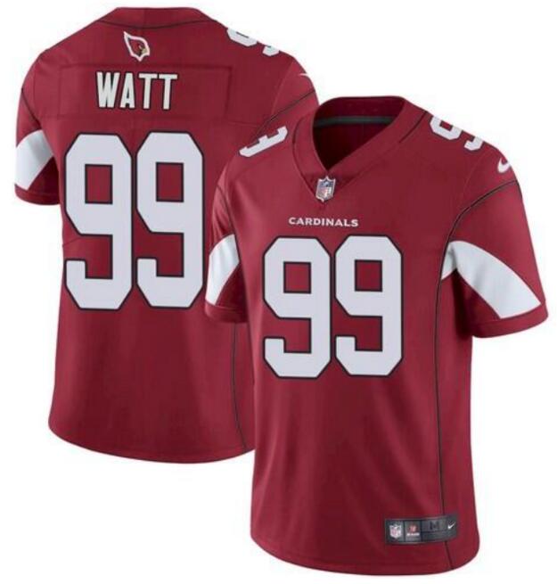 Men’s Arizona Cardinals #99 J. J. Watt Red 2021 Vapor Untouchable Stitched NFL Nike Limited Jersey