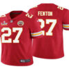 Men’s Kansas City Chiefs #27 Rashad Fenton Red 2021 Super Bowl LV Limited Stitched NFL Jersey