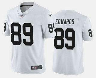 Men’s Las Vegas Raiders #89 Bryan Edwards White 2020 Vapor Untouchable Stitched NFL Nike Limited Jersey