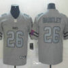 Men’s New York Giants #26 Saquon Barkley 2019 Gray Gridiron Vapor Untouchable Stitched NFL Nike Limited Jersey