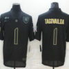 Men’s Miami Dolphins #1 Tua Tagovailoa Black 2020 Salute To Service Stitched NFL Nike Limited Jersey