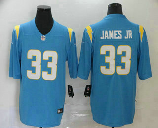 Men’s Los Angeles Chargers #33 Derwin James Jr Light Blue 2020 NEW Vapor Untouchable Stitched NFL Nike Limited Jersey