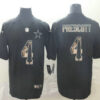 Men’s Dallas Cowboys #4 Dak Prescott 2019 Black Statue Of Liberty Stitched NFL Nike Limited Jersey
