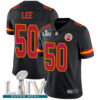 Nike Chiefs #50 Darron Lee Black Super Bowl LIV 2020 Men’s Stitched NFL Limited Rush Jersey