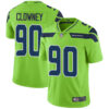 Seahawks #90 Jadeveon Clowney Green Men’s Stitched Football Limited Rush Jersey