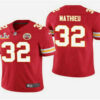 Men’s Kansas City Chiefs #32 Tyrann Mathieu Red 2021 Super Bowl LV Vapor Untouchable Stitched Nike Limited NFL Jersey