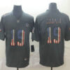 Men’s Dallas Cowboys #19 Amari Cooper 2019 Black Salute To Service USA Flag Fashion Limited Jersey