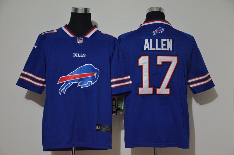 Men’s Buffalo Bills #17 Josh Allen Royal Blue 2020 Big Logo Vapor Untouchable Stitched NFL Nike Fashion Limited Jersey
