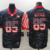 Men’s San Francisco 49ers #85 George Kittle USA Camo 2020 Salute To Service Stitched NFL Nike Limited Jersey