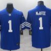 Men Indianapolis Colts 1 Mcafee Blue Nike Vapor Untouchable Limited 2021 NFL Jersey