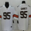 Men’s Cleveland Browns #95 Myles Garrett White 2020 NEW Vapor Untouchable Stitched NFL Nike Limited Jersey