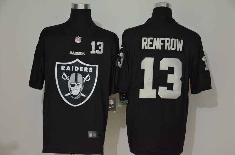 Men’s Las Vegas Raiders #13 Hunter Renfrow Black 2020 Big Logo Number Vapor Untouchable Stitched NFL Nike Fashion Limited Jersey