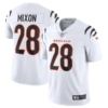 Men’s Cincinnati Bengals #28 Joe Mixon 2021 New White Vapor Untouchable Limited Stitched Jersey