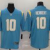 Men’s Los Angeles Chargers #10 Justin Herbert Light Blue 2020 NEW Vapor Untouchable Stitched NFL Nike Limited Jersey