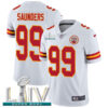 Nike Chiefs #99 Khalen Saunders White Super Bowl LIV 2020 Men’s Stitched NFL Vapor Untouchable Limited Jersey