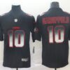 Nike 49ers 10 Jimmy Garoppolo Black Arch Smoke Vapor Untouchable Limited Jersey