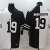 Men’s Pittsburgh Steelers #19 JuJu Smith-Schuster White Black Peaceful Coexisting 2020 Vapor Untouchable Stitched NFL Nike Limited Jersey