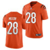 Men’s Cincinnati Bengals #28 Joe Mixon 2021 New Orange Vapor Untouchable Limited Stitched Jersey