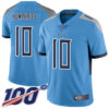 Nike Titans #10 Adam Humphries Light Blue Alternate Men’s Stitched NFL 100th Season Vapor Limited Jersey