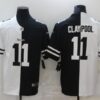 Men’s Pittsburgh Steelers #11 Chase Claypool White Black Peaceful Coexisting 2020 Vapor Untouchable Stitched NFL Nike Limited Jersey