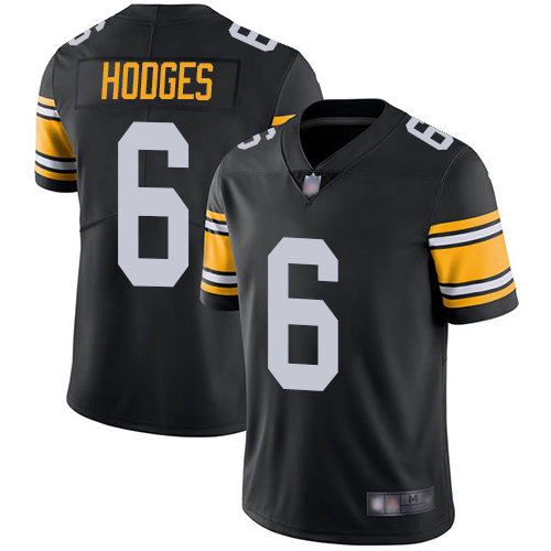 Nike Steelers #6 Devlin Hodges Black Alternate Men’s Stitched NFL Vapor Untouchable Limited Jersey