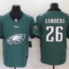 Men’s Philadelphia Eagles #26 Miles Sanders Midnight Green 2020 Big Logo Vapor Untouchable Stitched NFL Nike Fashion Limited Jersey