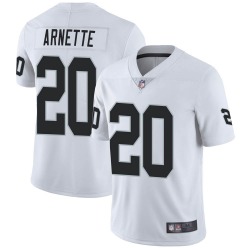 Men’s Las Vegas Raiders #20 Damon Arnette Limited White Vapor Untouchable Jersey