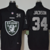 Men’s Las Vegas Raiders #34 Bo Jackson Black 2020 Big Logo Number Vapor Untouchable Stitched NFL Nike Fashion Limited Jersey