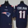 Men’s New England Patriots #11 Julian Edelman Navy Blue 2020 Team Logo Vapor Untouchable Stitched NFL Nike Fashion Limited Jersey