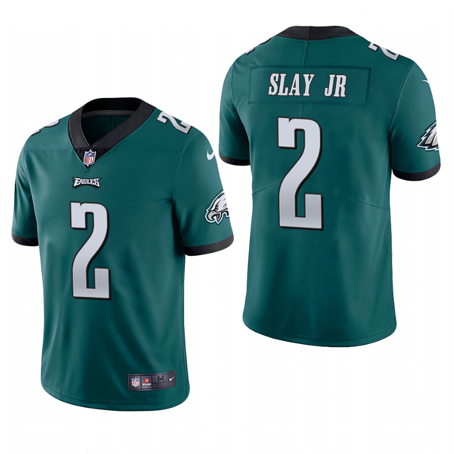 Men’s Philadelphia Eagles #2 Darius Slay Jr.Midnight Green Vapor Limited Jersey