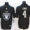 Men’s Las Vegas Raiders #4 Derek Carr Black 2020 Big Logo Vapor Untouchable Stitched NFL Nike Fashion Limited Jersey