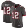Size XXXXL Men’s Tampa Bay Buccaneers #12 Tom Brady Gray 2020 NEW Vapor Untouchable Stitched NFL Nike Limited Jersey