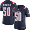 Men’s New England Patriots #50 Chase Winovich Limited Navy Blue Rush Vapor Untouchable Jersey