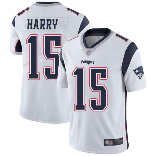 Nike Patriots #15 N’Keal Harry White Men’s Stitched NFL Vapor Untouchable Limited Jersey