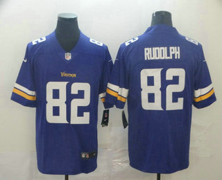 Men’s Minnesota Vikings #82 Kyle Rudolph Purple 2017 Vapor Untouchable Stitched NFL Nike Limited Jersey