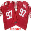 Men’s San Francisco 49ers #97 Nick Bosa Limited Red FUSE Vapor Jersey