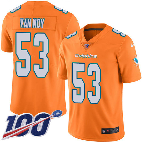 Men’s Miami Dolphins #53 Kyle Van Noy Black Stitched Limited 2016 Salute to Service Jersey