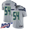 Nike Seahawks #54 Bobby Wagner Grey Alternate Men’s Stitched NFL 100th Season Vapor Limited Jersey
