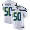 Men’s Seattle Seahawks #50 K.J. Wright White Nike NFL Road Vapor Untouchable Limited Jersey