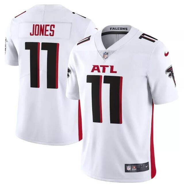 Men’s Atlanta Falcons #11 Julio Jones White New Vapor Untouchable Limited Nike Jersey