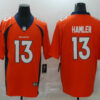 Men’s Denver Broncos #13 KJ Hamler Orange 2020 Vapor Untouchable Stitched NFL Nike Limited Jersey