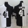 Men’s New Orleans Saints #41 Alvin Kamara White Black Peaceful Coexisting 2020 Vapor Untouchable Stitched NFL Nike Limited Jersey