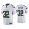 Men’s White New York Jets #32 Michael Carter 2021 Vapor Untouchable Limited Stitched Jersey