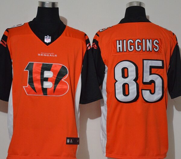 Men’s Cincinnati Bengals #85 Tee Higgins 2020 Team Logo Vapor Untouchable Stitched NFL Nike Fashion Limited Jersey