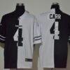 Men’s Las Vegas Raiders #4 Derek Carr Black White Peaceful Coexisting 2020 Vapor Untouchable Stitched NFL Nike Limited Jersey